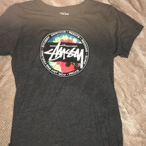 stussy grey t-shirt!!!